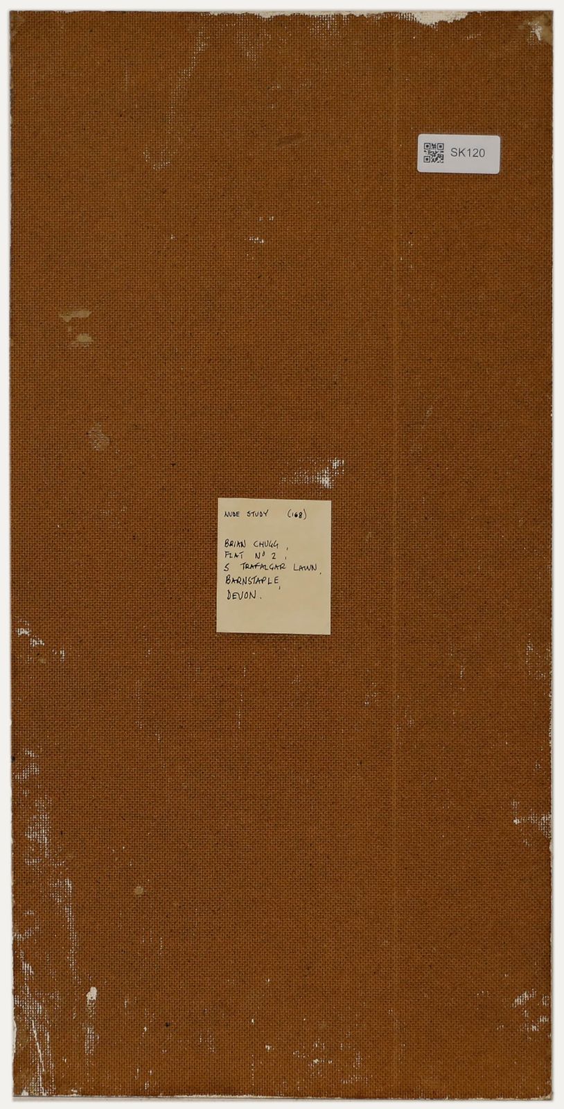 Brian Chugg (1926 2003) Mid 20th Century Oil, Nude In Profile photo for sale