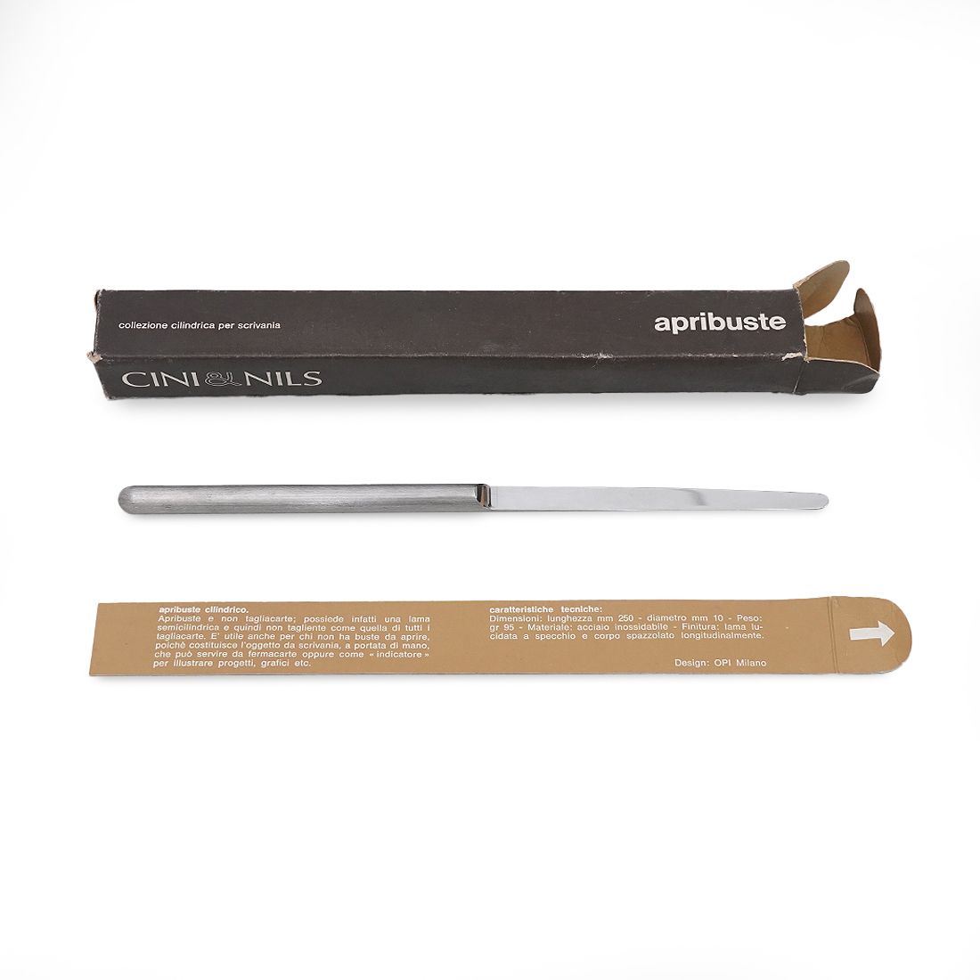 Steel Letter Opener By Studio Opi For Cini And Nils, 1960s