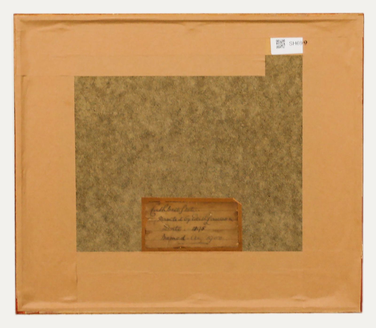 Edith Lawson Framed 1900 Watercolour, Assassination In The Desert photo for sale