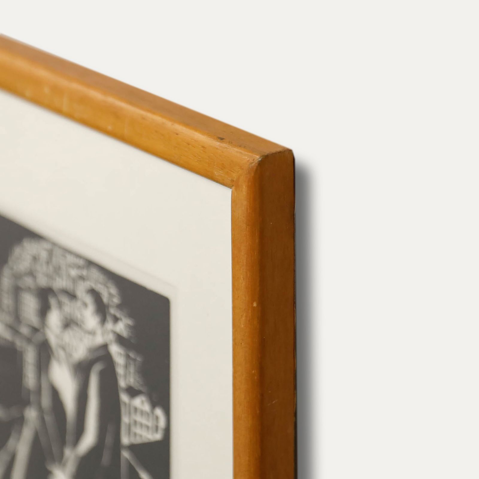 Frans Masereel (1889 1972) Framed Woodcut, Man's Passion No.20 photo 122.0