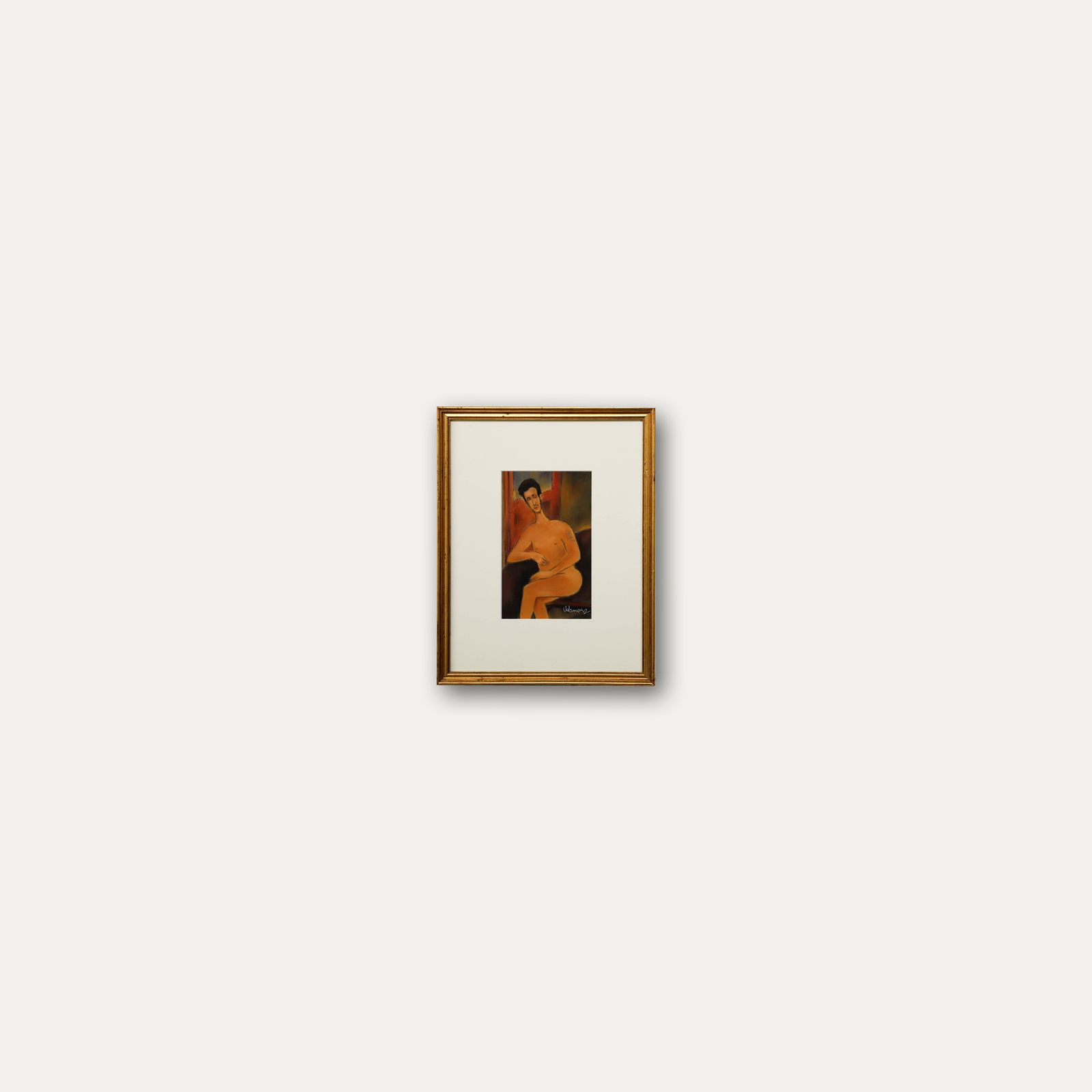 Urbanovicz 20th Century Pastel, Male Nude photo buy