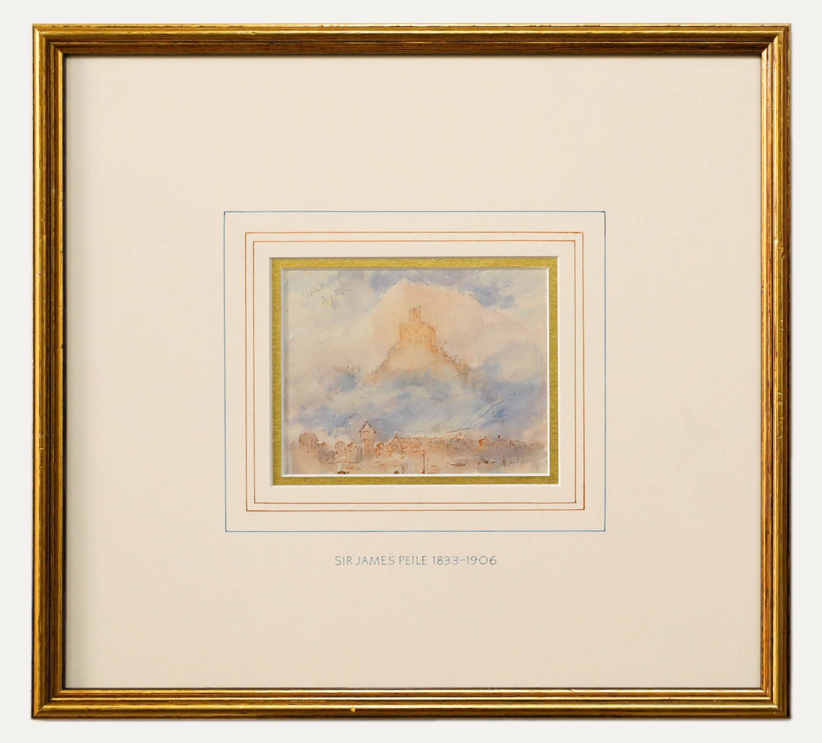 James Braithwaite Peile (1883 1906) Watercolour, Opposite St Fleur