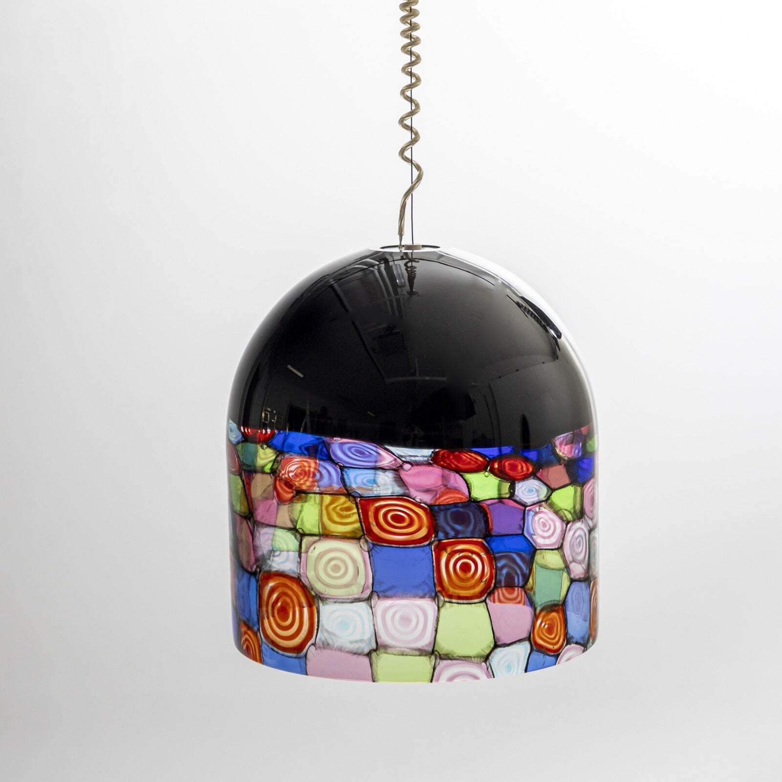 Tinta Hanglamp Van Renato Toso & Note Massari Voor Leucos, Italië, Jaren 1970