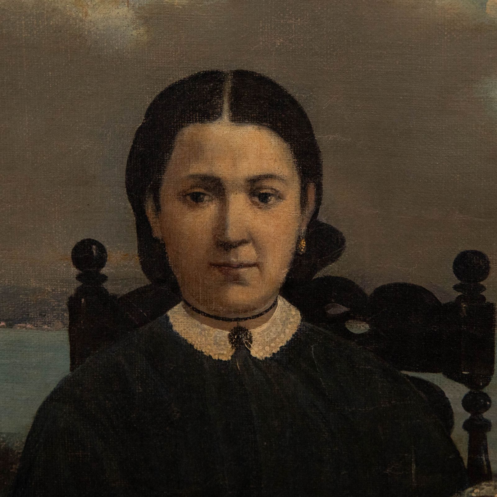 Attrib. Lucien Lévy Dhurme (1865 1953) Late 19th Century Oil, Christening photo Art