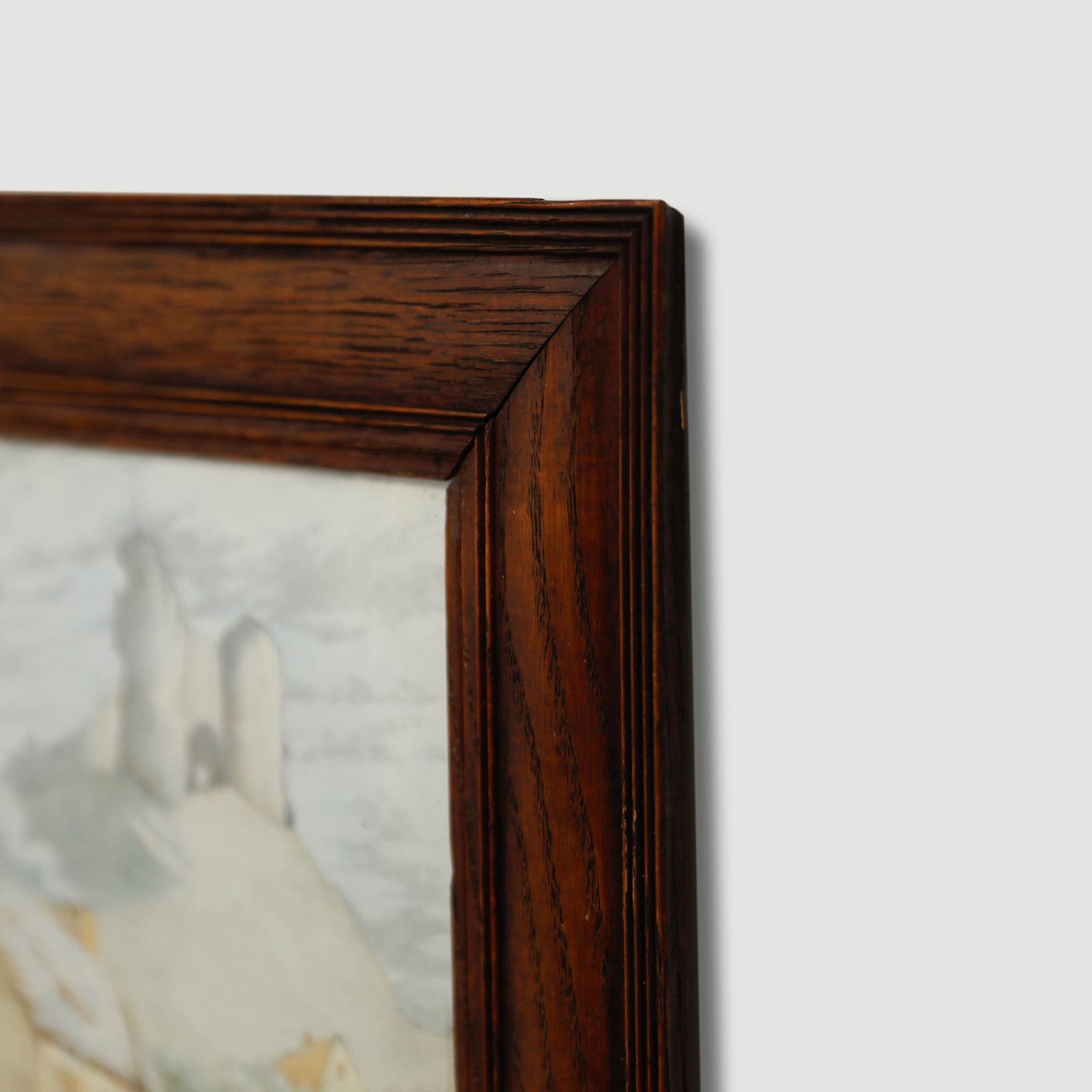 Early 20th Century Watercolour Up To The Castle photo 152.0