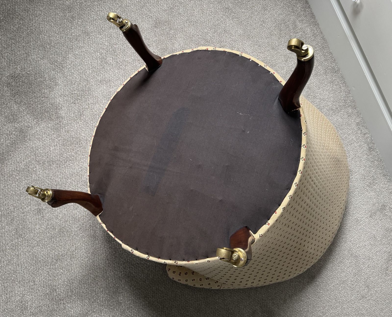 Victorian Bedroom Chair   Reupholstered photo Furniture