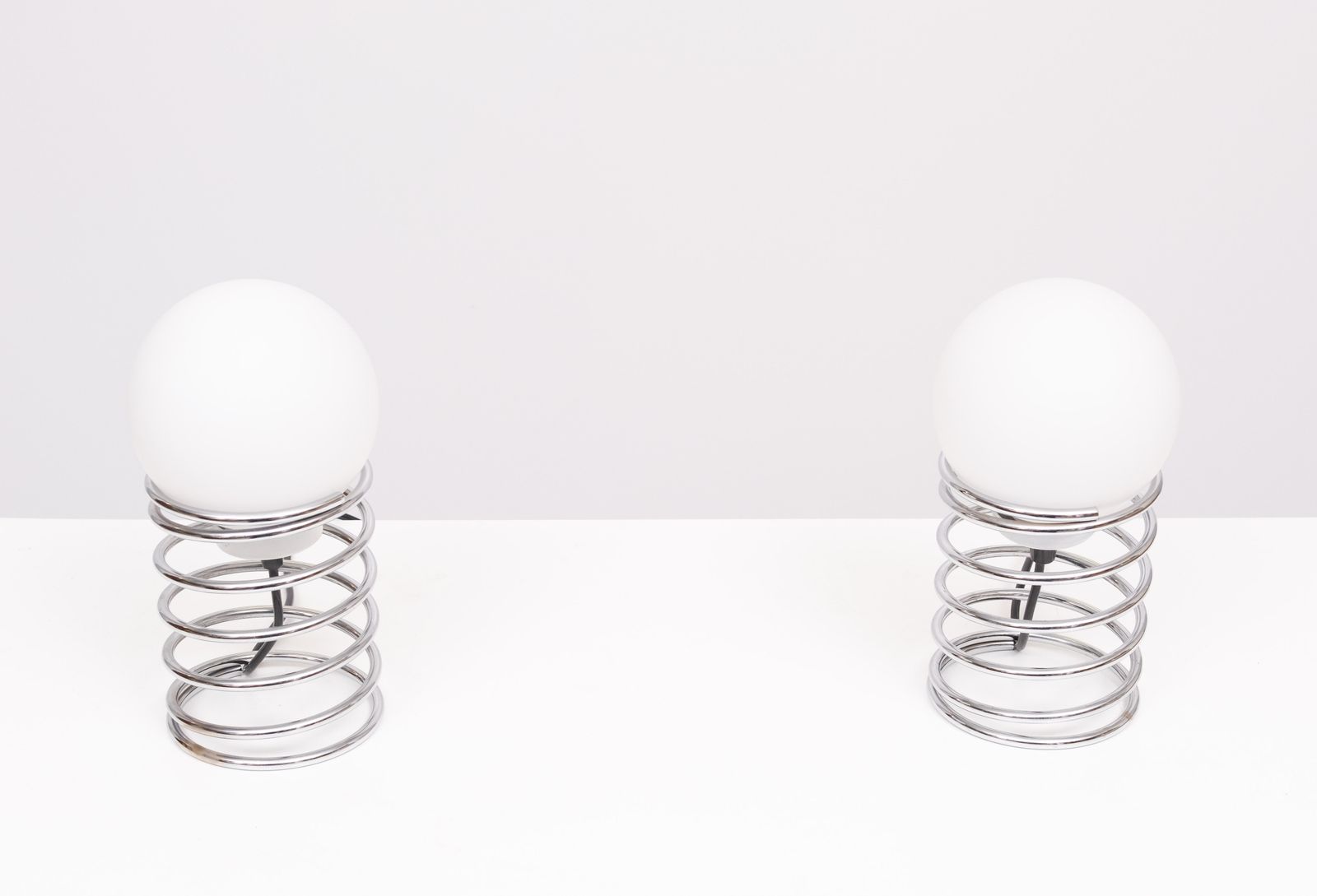 Woja Spiral Space Ace Table Lamps 1970s Holland photo for sale