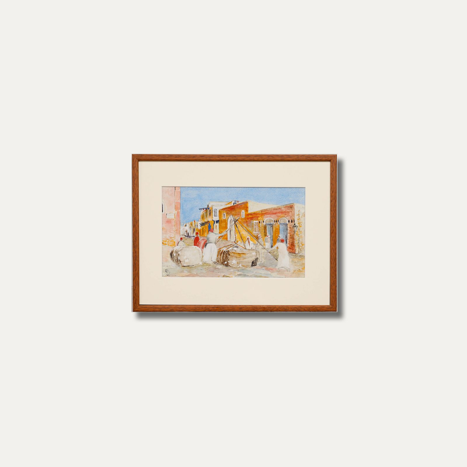 C. Woodward Early 20th Century Watercolour, Moroccan Street Scene photo buy