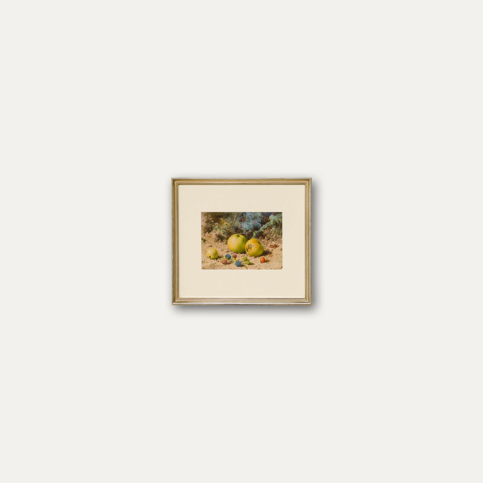 William Cruikshank (1848 1922) 1864 Watercolour, Apples And Berries photo buy