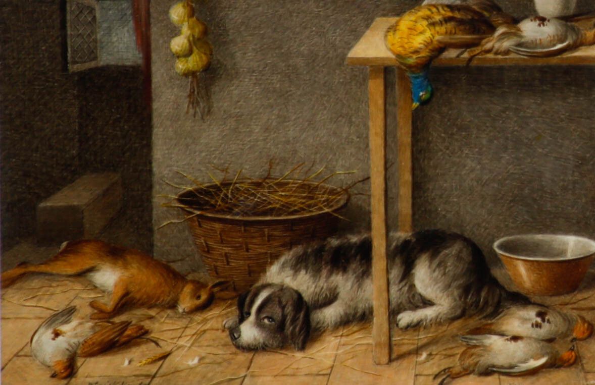 William Cruikshank (1848 1922) 19th Century Watercolour, The Day's Catch photo furniture