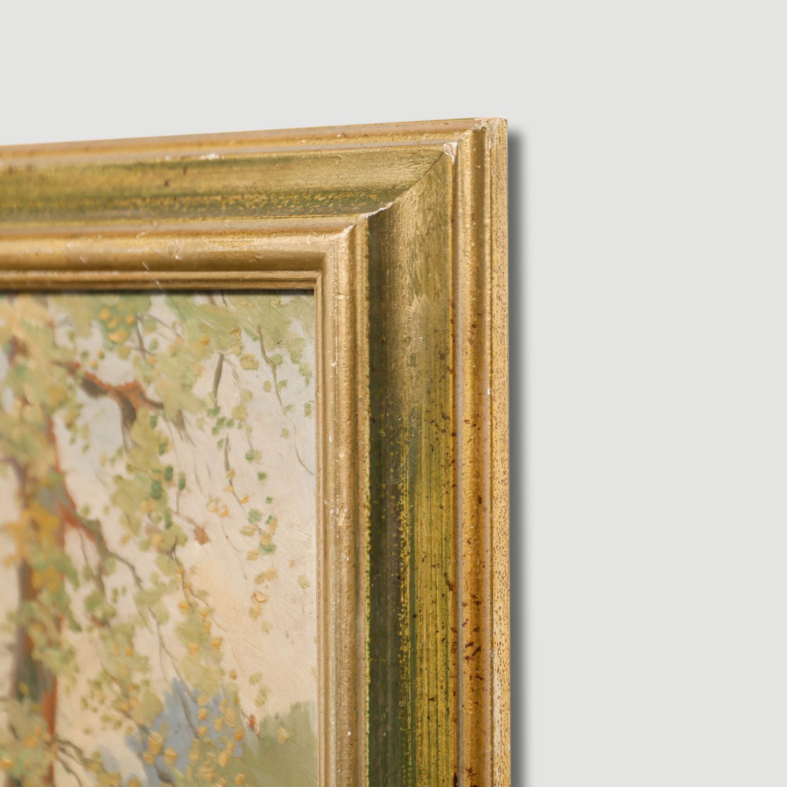 H. T. Camp Framed Mid 20th Century Oil, Fingest Church photo 195.0