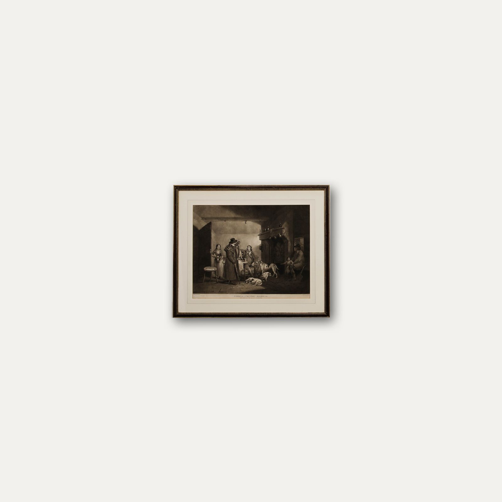 Ward After Morland 1797 Mezzotint, Inside Of A Country Alehouse photo furniture