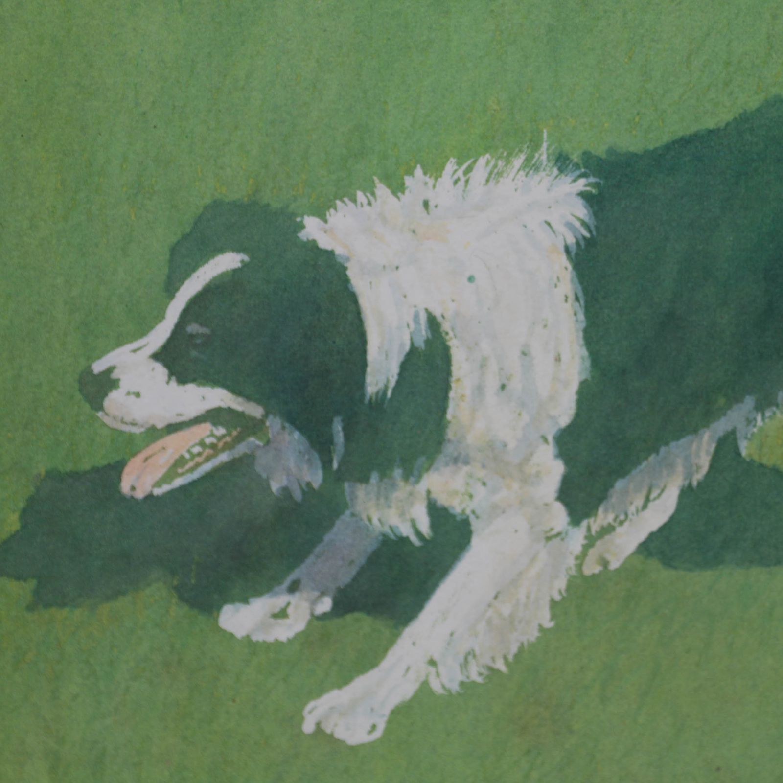 David T. Williams Contemporary Aquatint, The Sheepdog photo Art
