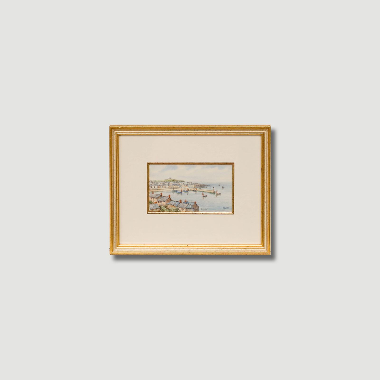 Thomas Herbert Victor (1894 1980) 20th Century Watercolour, St. Ives photo vinterior