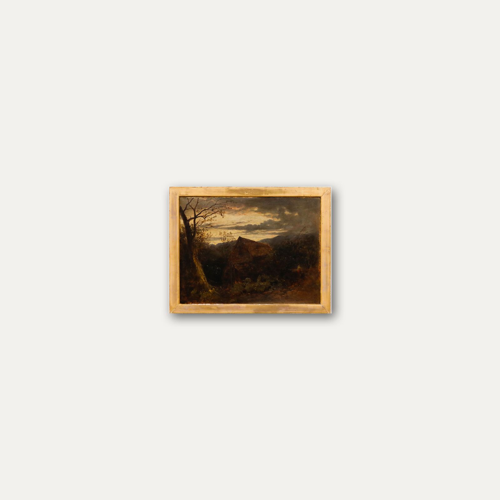 R. Daney Framed Late 19th Century Oil, The Old Watermill photo buy