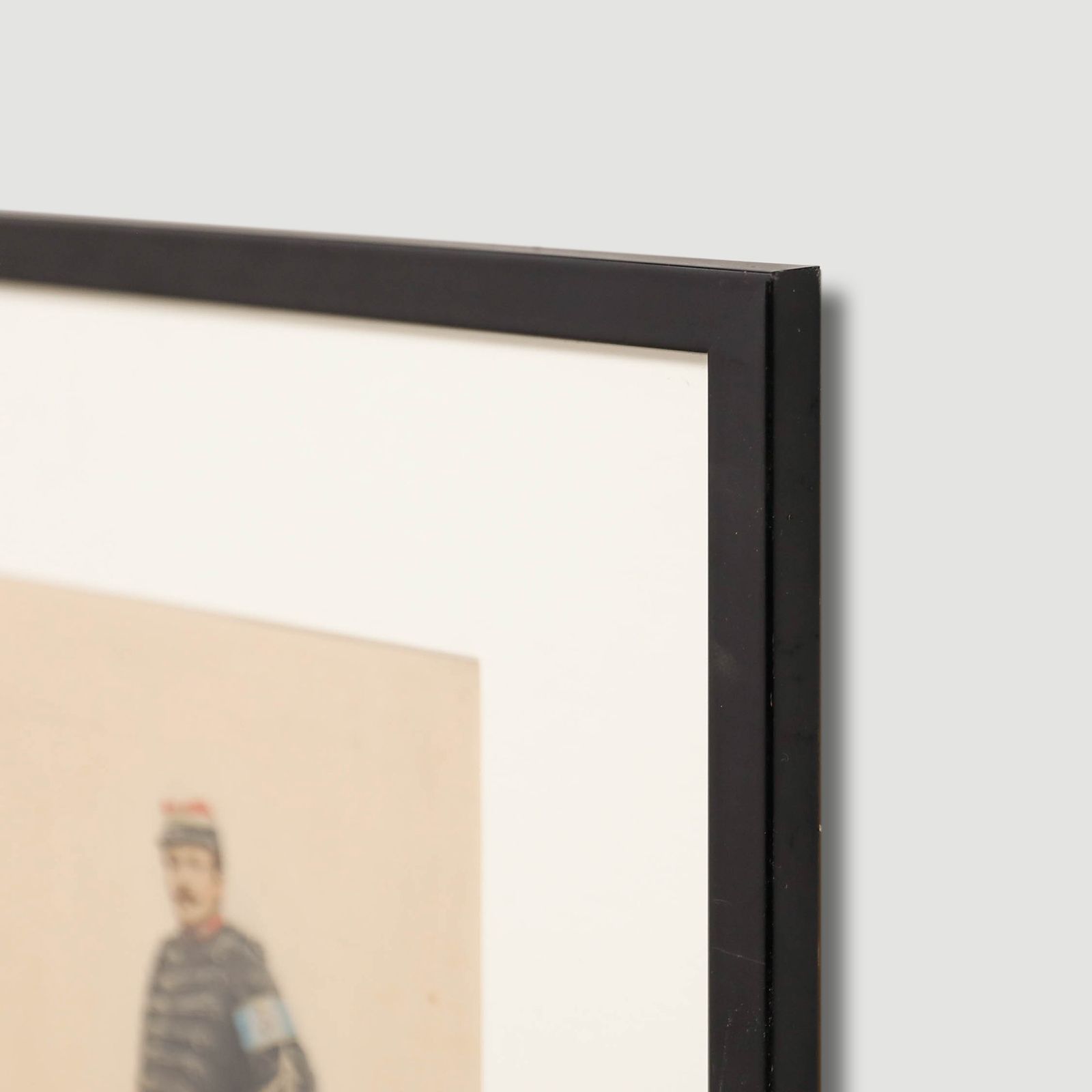 C. Kossbuhl Framed 1887 Watercolour, Portrait Of A French Military Officer photo 134.0