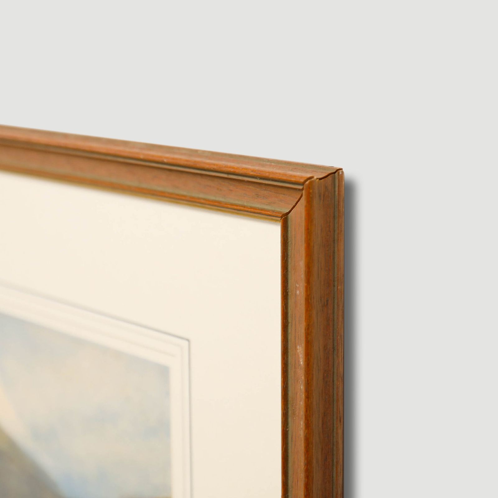 19th Century Watercolour Looking To The Mountain Tops photo 101.0