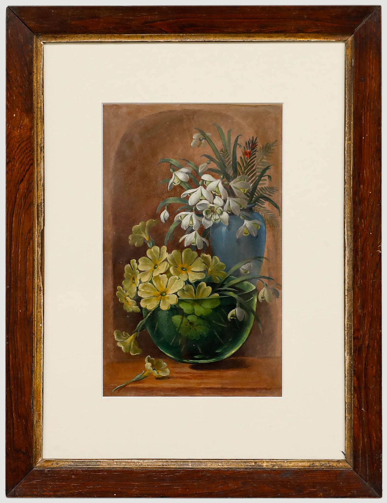 Framed Early 20th Century Oil Floral Still Life