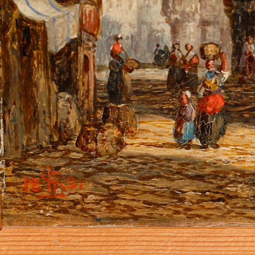 Henry Schafer (1833 1916)  1881 Oil, Chartres, France photo buy