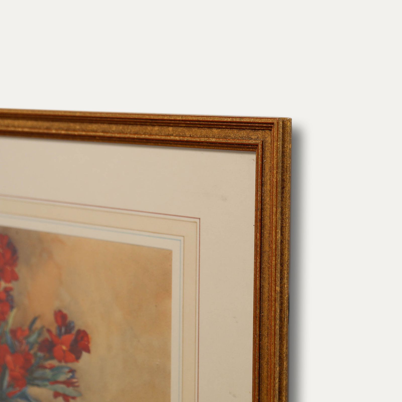 Esme Marie Josephine Jacob Framed Early 20th Century Watercolour, Wallflowers photo 164.0
