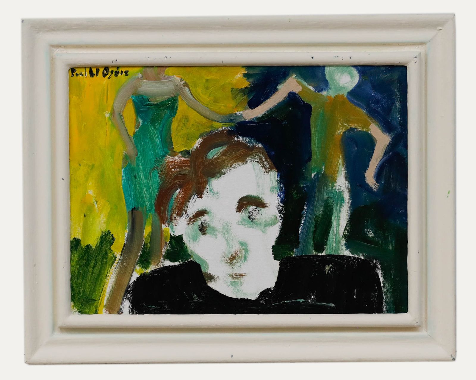 Paul W. Ozere Contemporary Oil, The Third Wheel