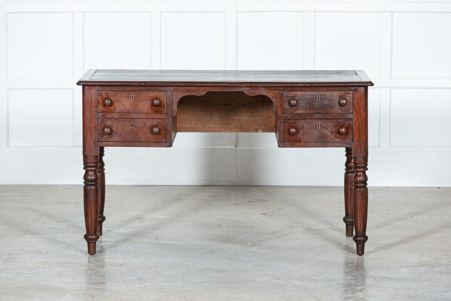 19thc Irish Mahogany Desk, 1800s