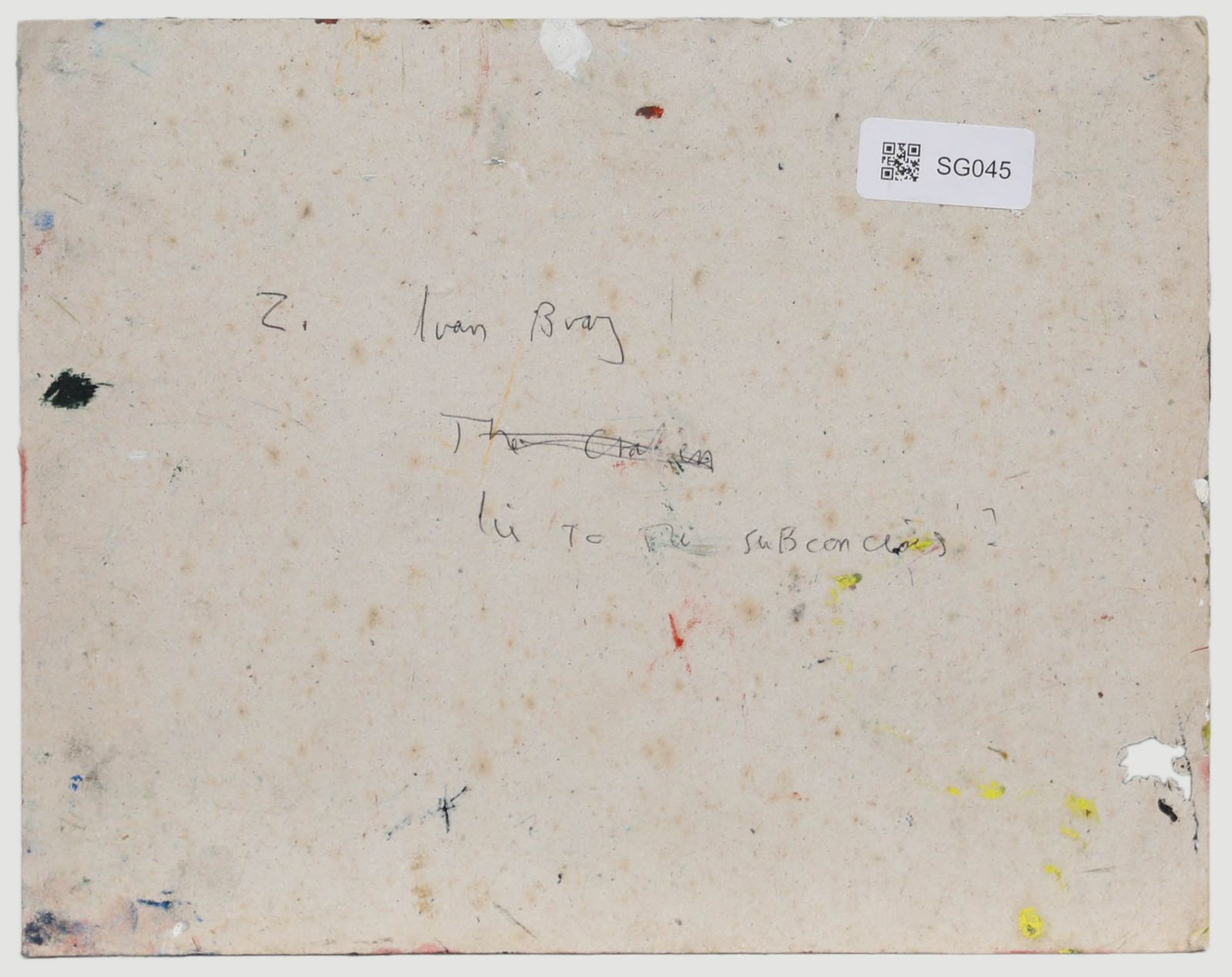 Ivan Bray (B.1967) 20th Century Oil, Lie To The Subconscious photo for sale