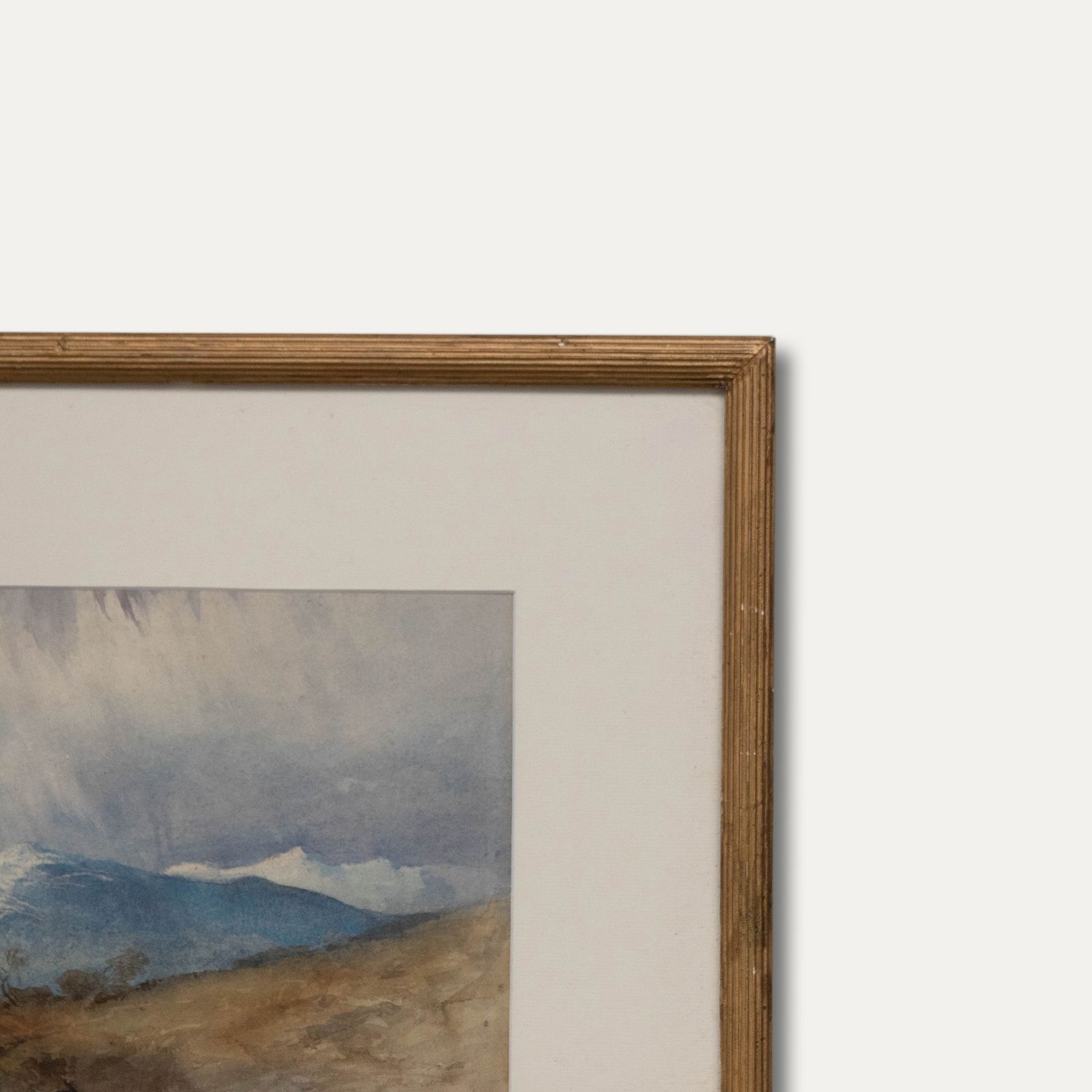 H. A. Hanpen Framed Early 20th Century Watercolour, White Mountains photo 164.0