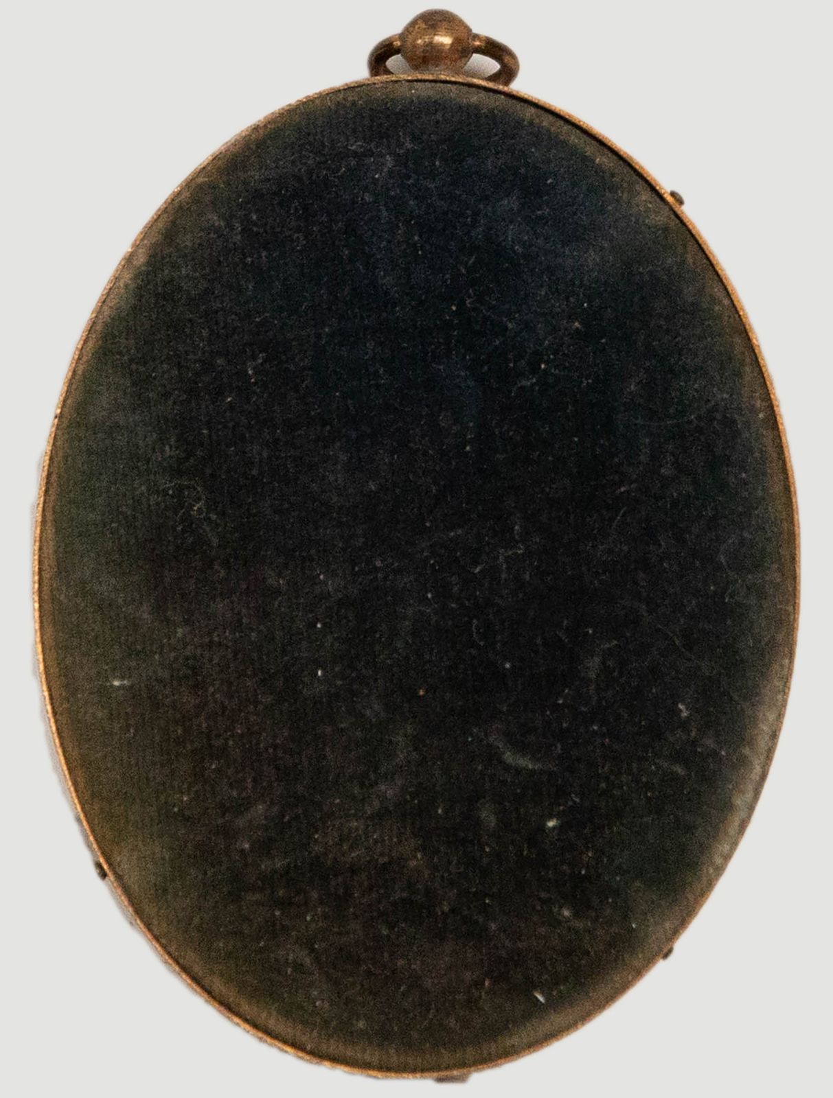 Miniature Late 19th Century Watercolour Victorian Woman In Black photo for sale