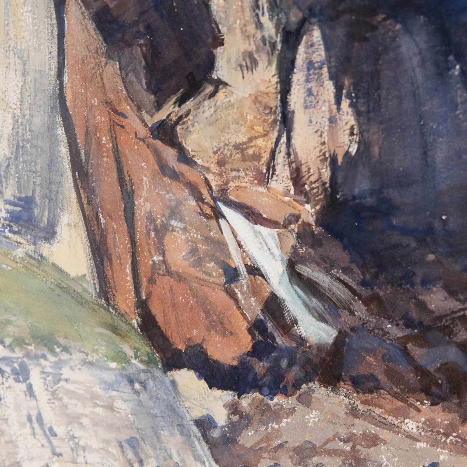 E. G. Clay  20th Century Watercolour, Gordale Scar photo Art