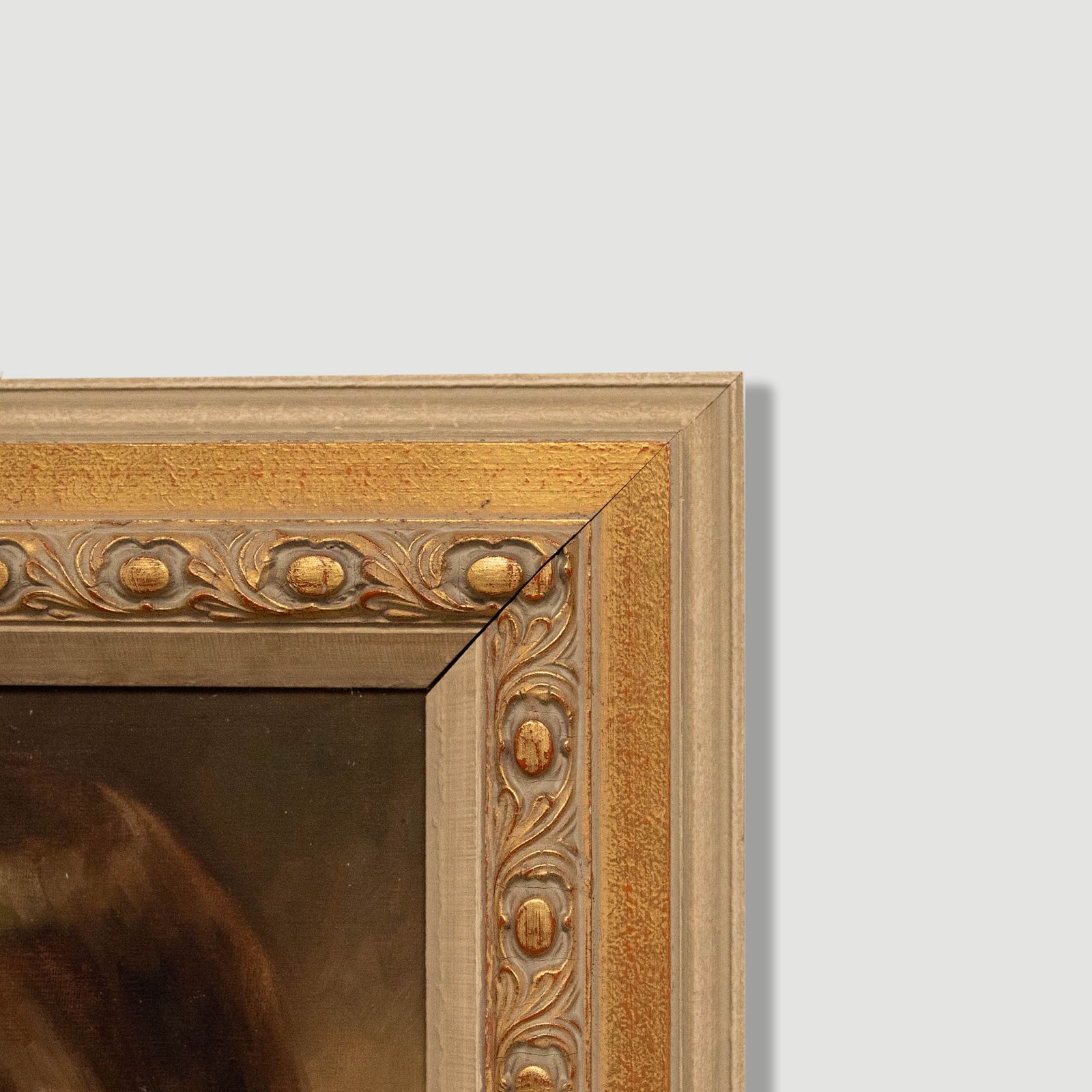 20th Century Oil Child In Profile photo Art