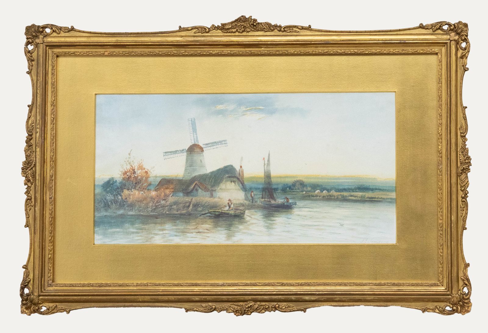 Francis E. Jamieson Early 20th Century Watercolour, Cottage By The Windmill