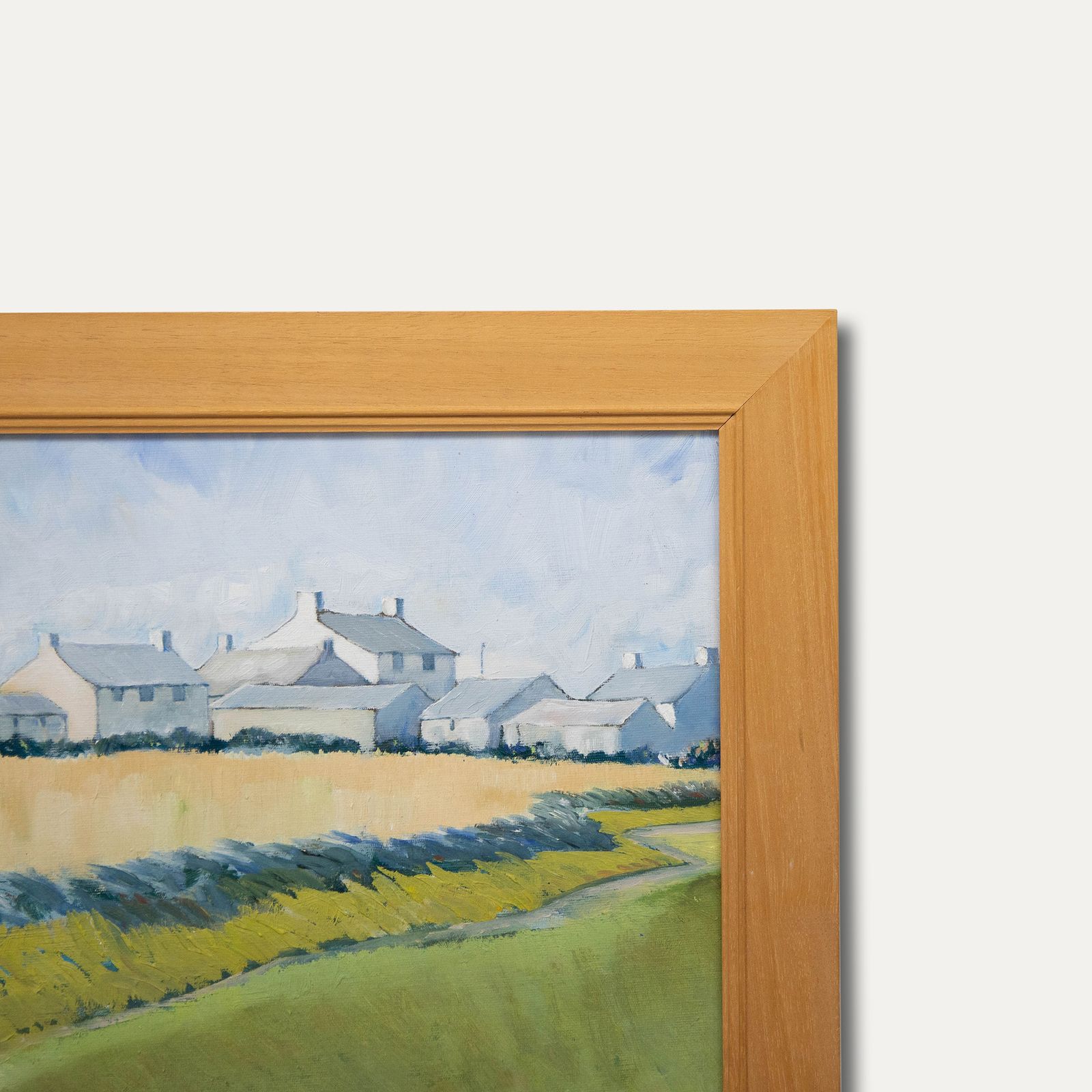 Seiriol Davies Framed Contemporary Oil, Coastal Farm, Pembrokeshire photo 211.0