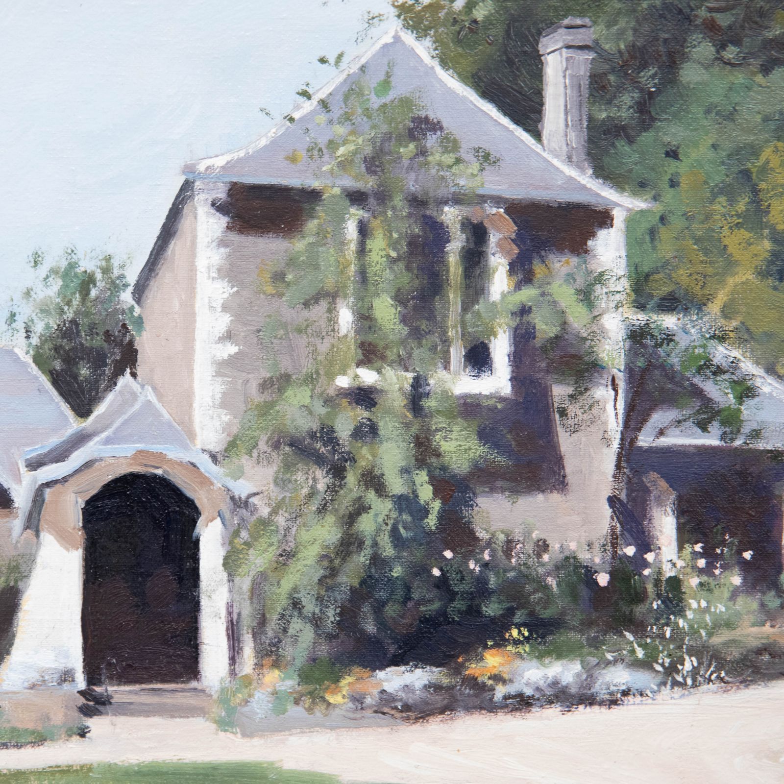 Mary Mathewson 20th Century Oil, Heronswood photo Art