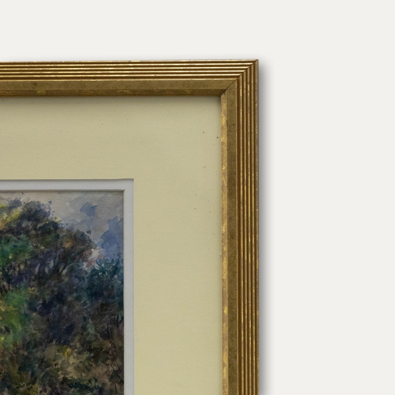 Peter Randall Framed 20th Century Watercolour, Angler On The Riverbank photo vinterior