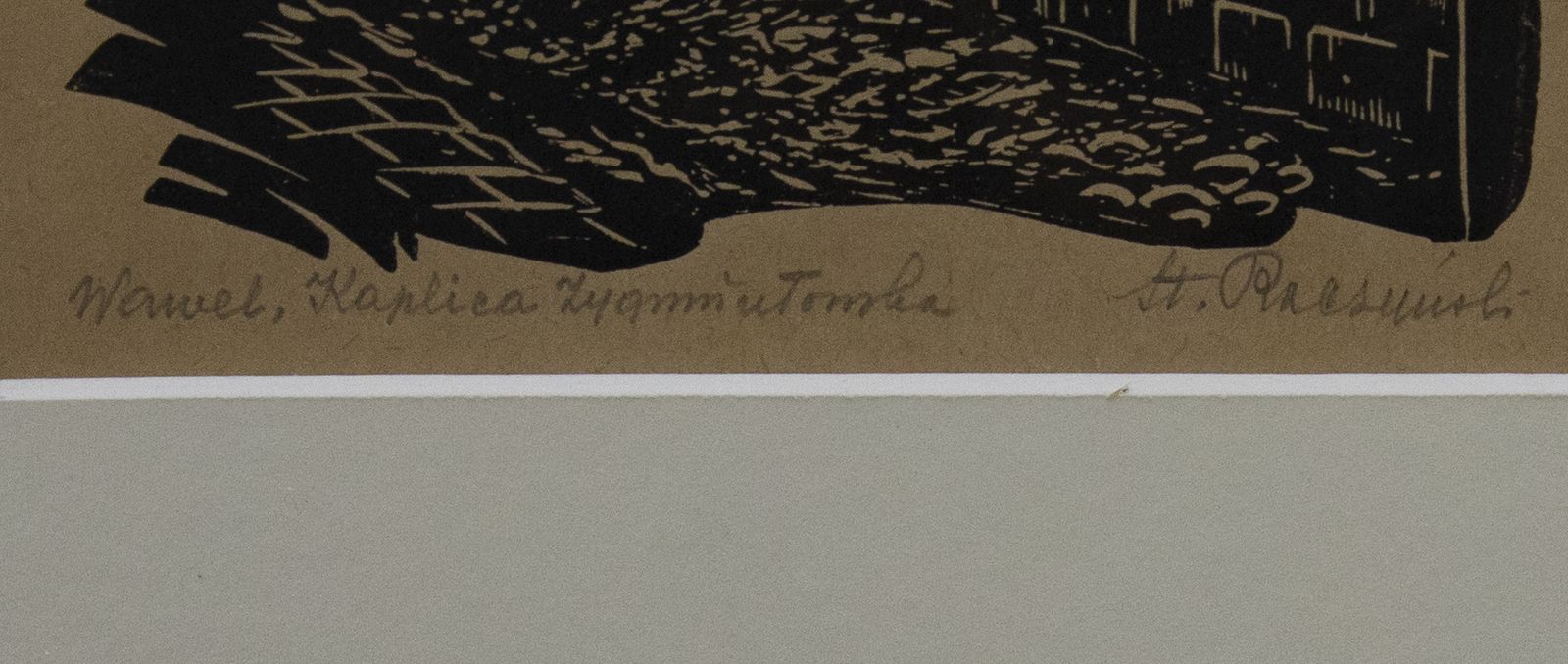 Stanislaw Raczynski (1903 1982) Mid 20th Century Woodcut, Sigismund's Chapel photo 137.0