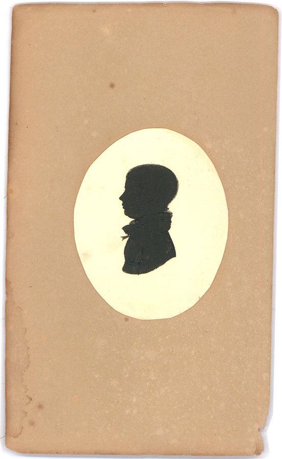 Early 19th Century Silhouette A Young Girl photo furniture