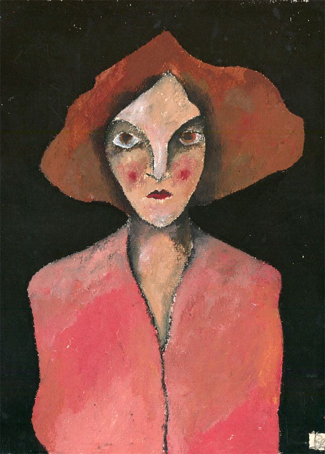 Ben Carrivick Contemporary Oil, Portrait Of A Woman