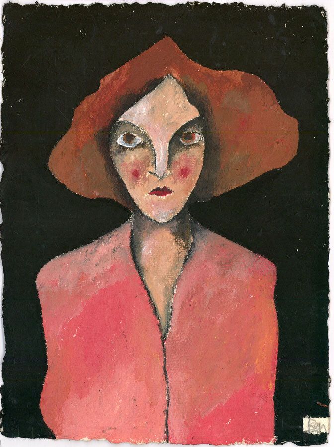 Ben Carrivick Contemporary Oil, Portrait Of A Woman photo furniture