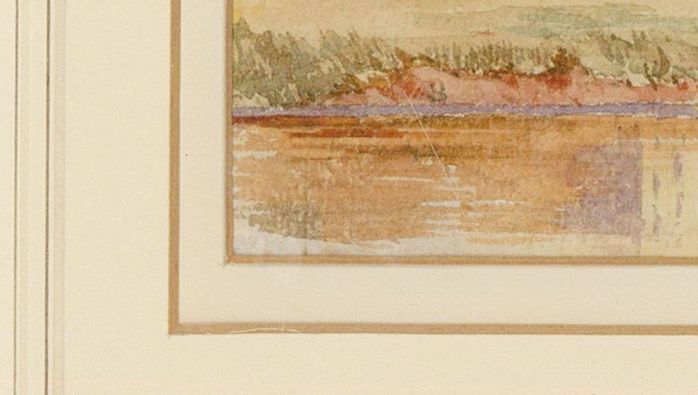 Attrib. George Augustus Williams (1814 1901) Framed Watercolour, Syon House photo Art