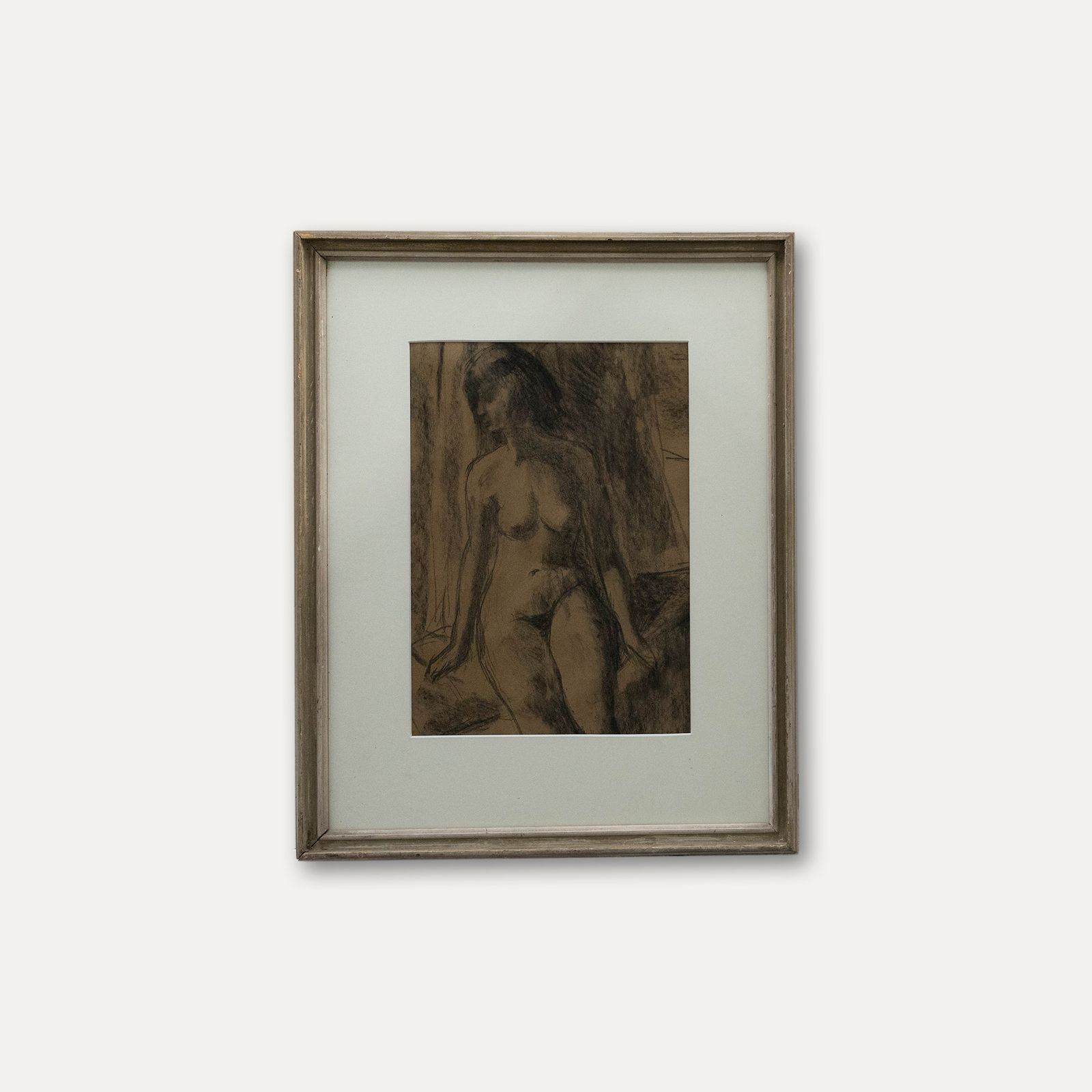 Lady Diana Milles  Mid 20th Century Charcoal Drawing, Phylida photo vinterior