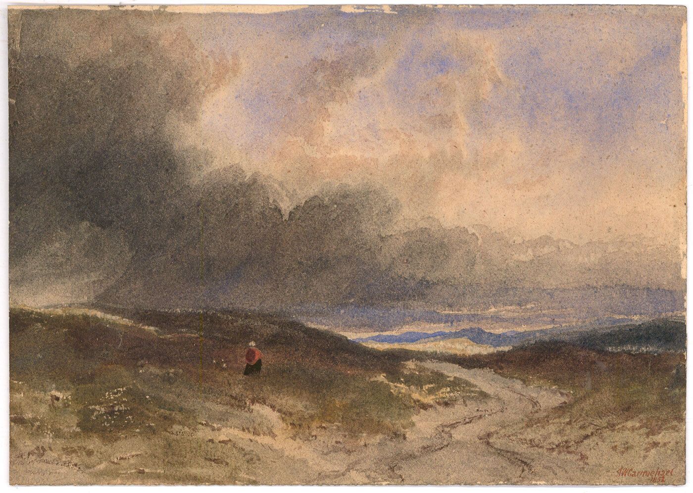 James Wilson Carmichael (1800 1868) 1852 Watercolour, By The Sea photo furniture