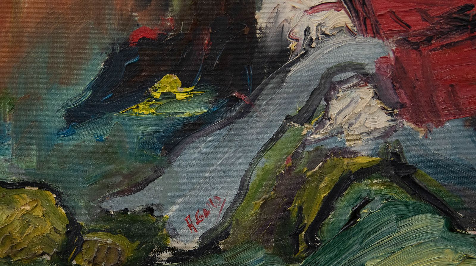 H. Gallo 20th Century Oil, Two Clowns photo 208.0