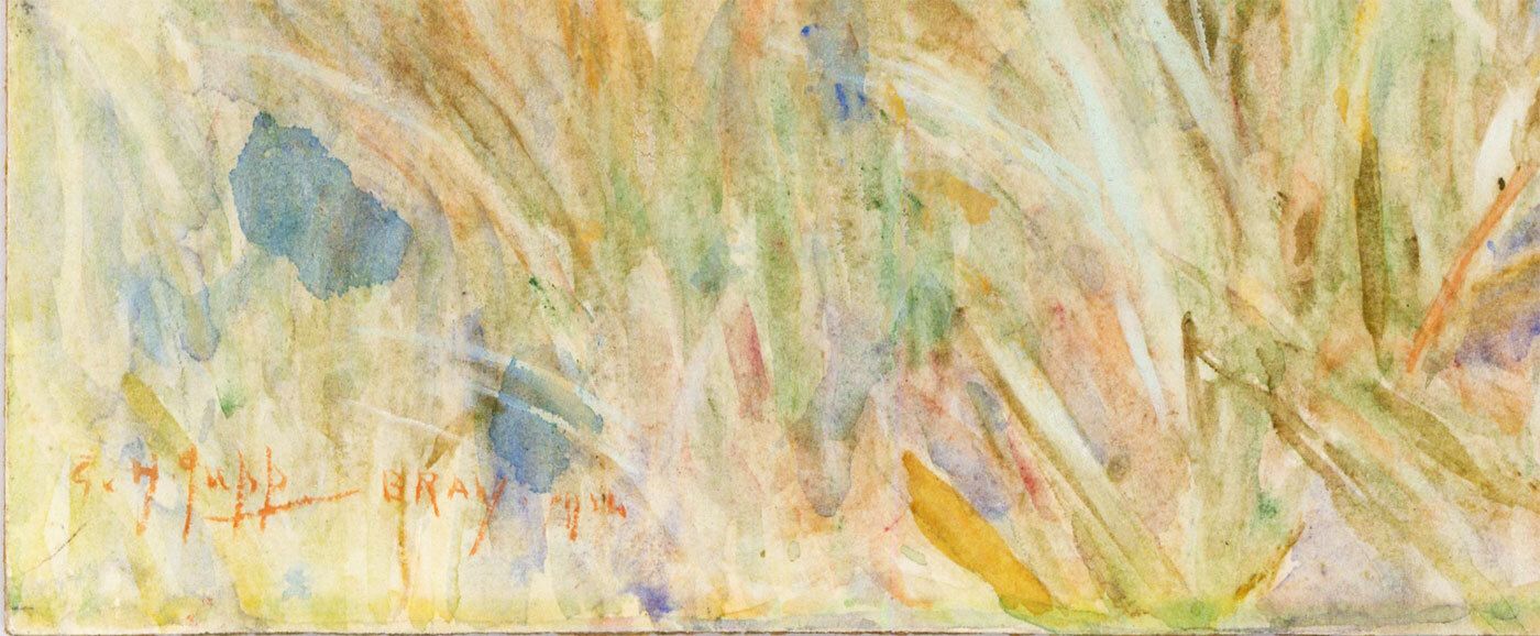 Geo H. Jupp 1914 Watercolour, Bray photo for sale