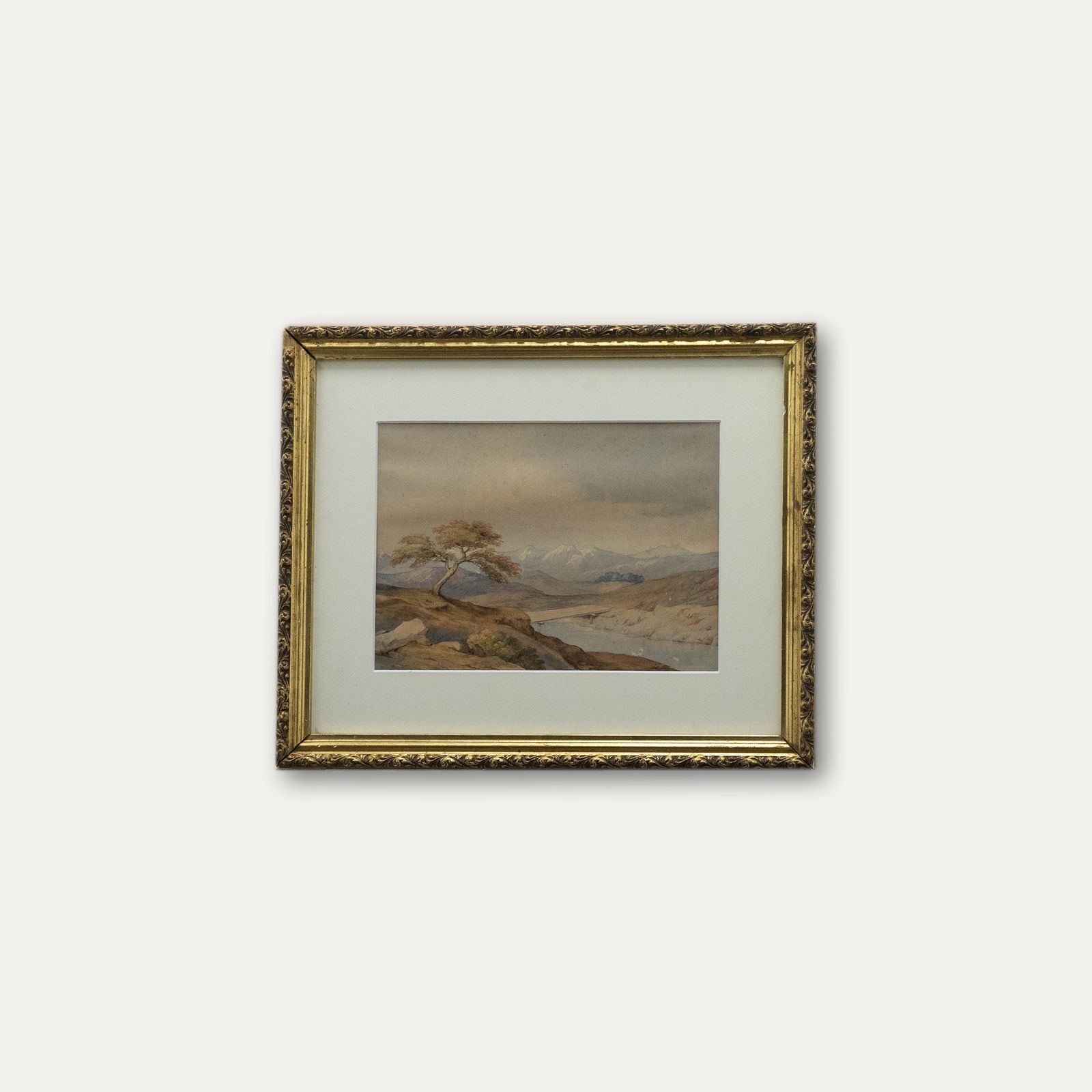 Follower Of Joseph Schranz (1803 C.1866) Watercolour, View Of The Mountain photo vinterior