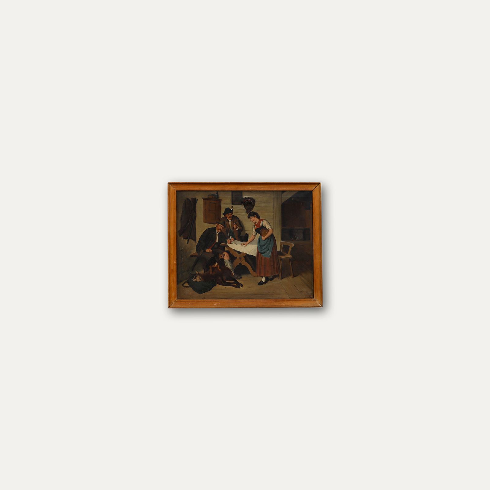 J. Savinci For Restoration  1898 Oil, After The Hunt photo buy