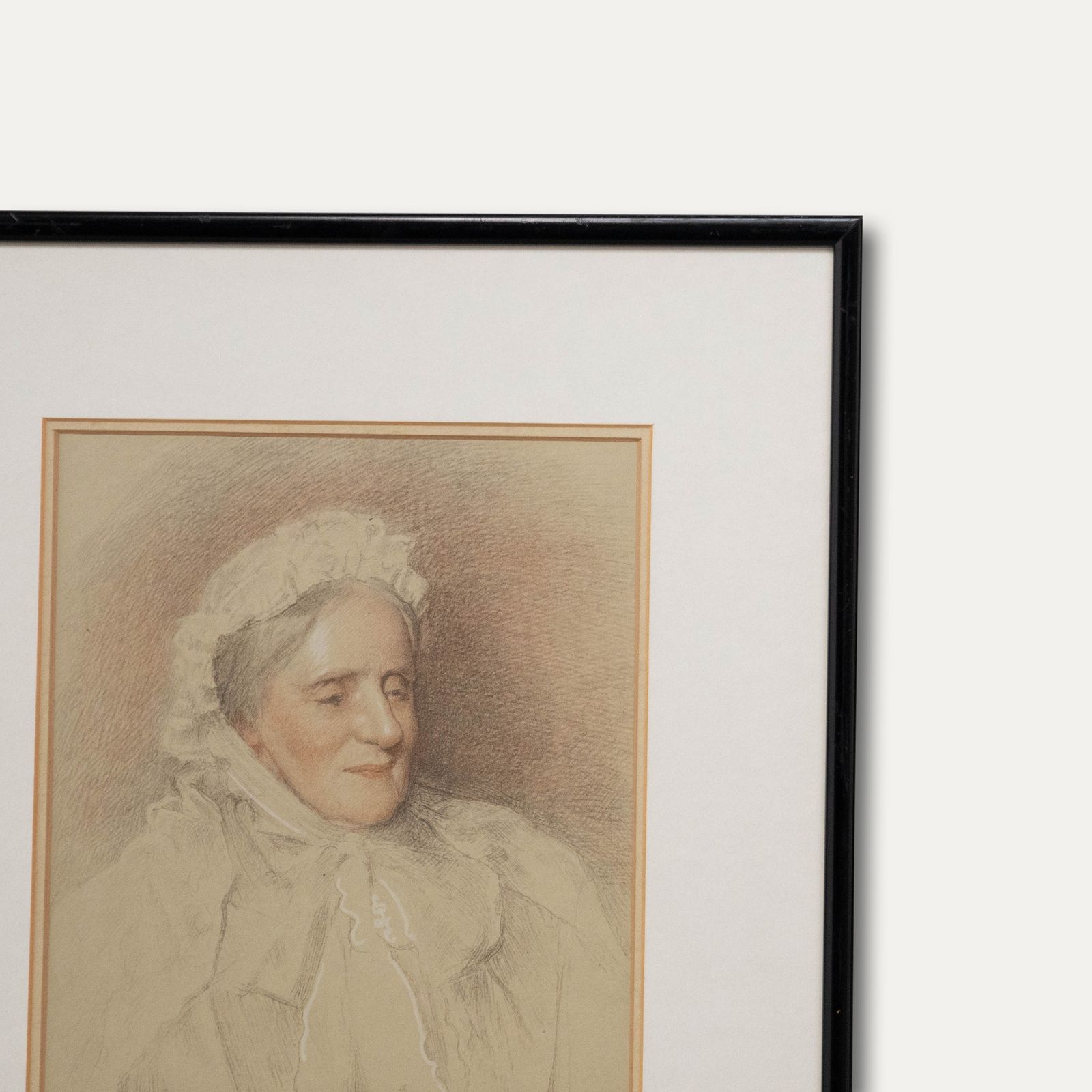 Framed Early 20th Century Pastel Portrait Of Lady Hadew photo 200.0