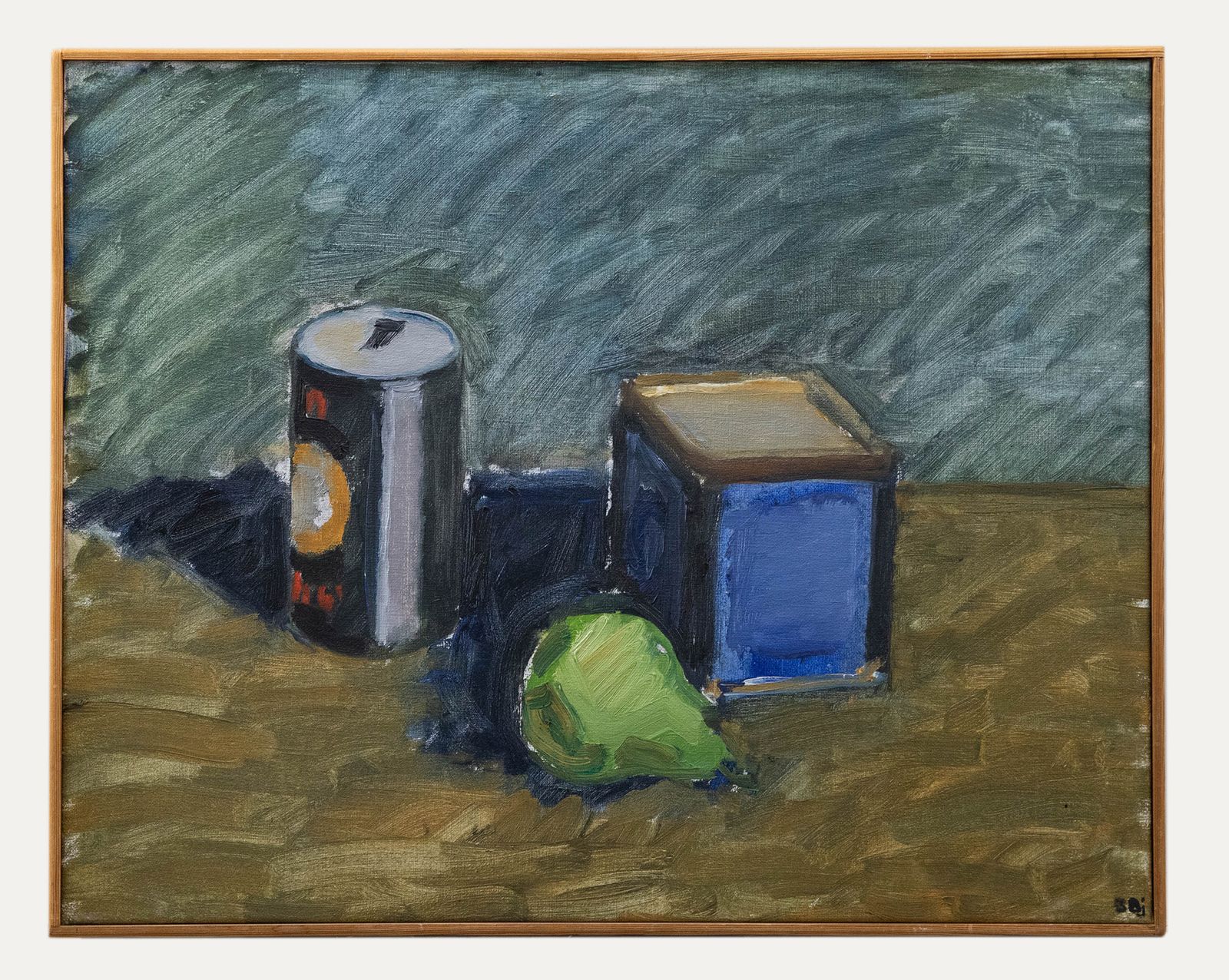 Bente Bjerregaard ​​(B.1932) Framed Oil, Still Life With Beer Can