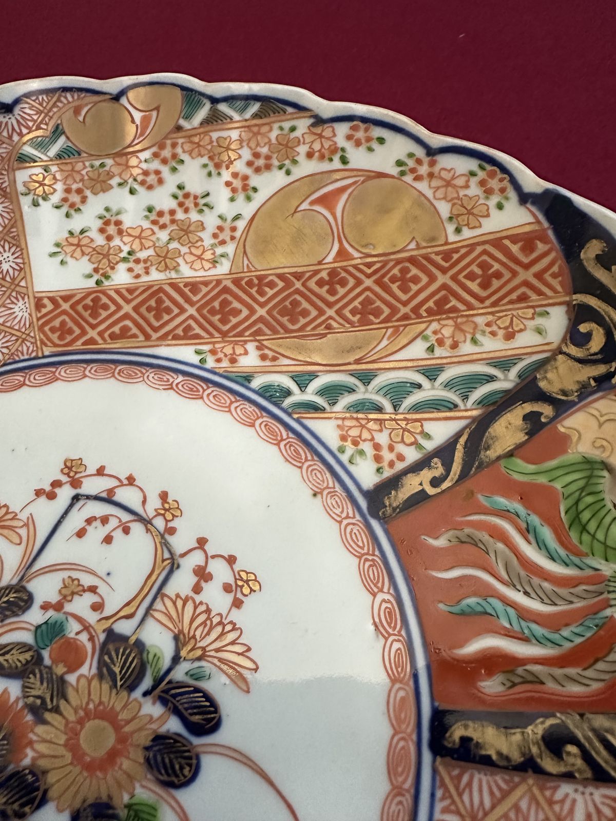 Superb Pair Of Imari Chargers photo buy
