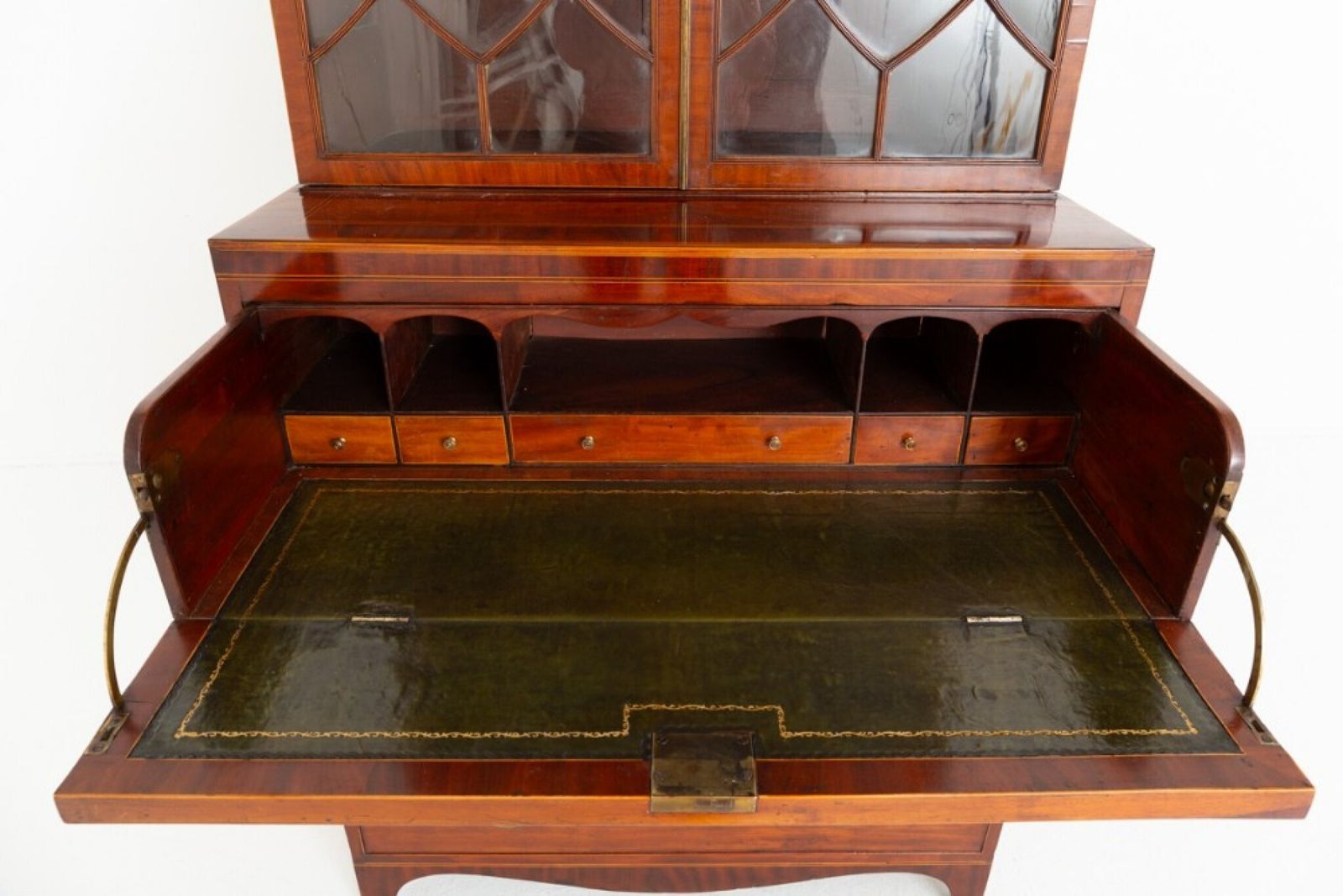photo furniture Period Regency Secretaire Bookcase Mahogany